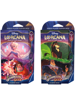 Disney Lorcana: SHIMMERING SKIES - Starter Decks - Emerald / Steel